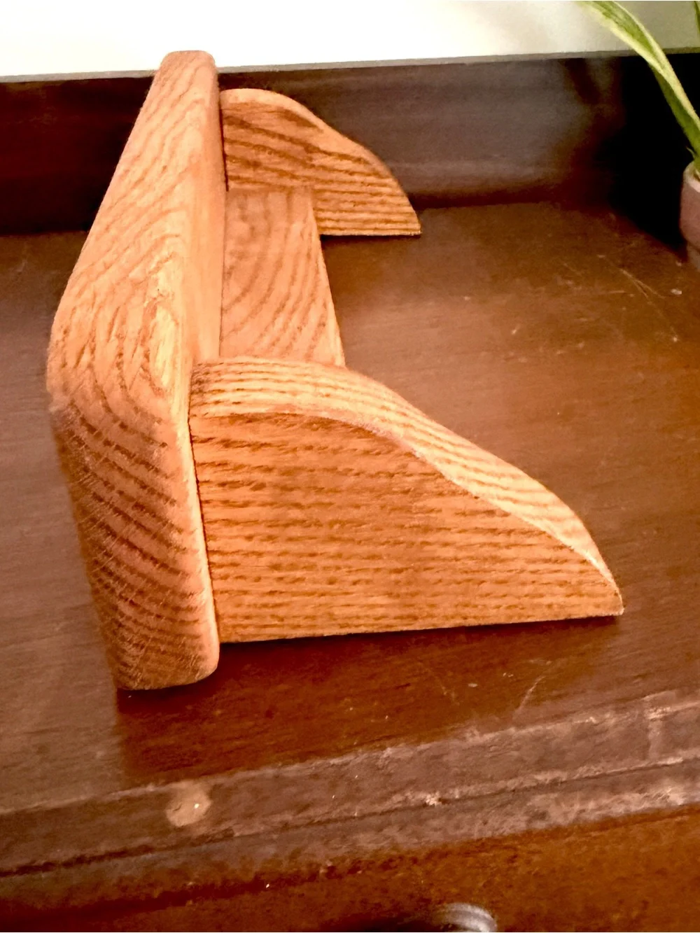 Small Wood Shelf Wall Hanging Vintage Shelf 10”x3”x4” Handmade Boho Small Shelf